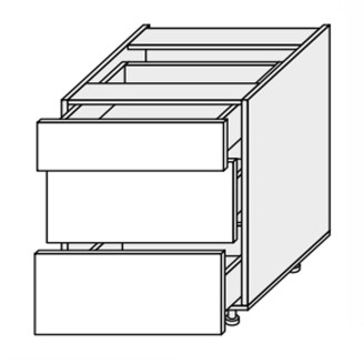 Кухонна секція нижня Міленіум 80Н3ШХ/820 Телескоп ML-083W/9003 MiroMark