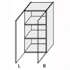 Кухонная секция Миллениум верхняя 20В/720 1дв Левая ML-420W/9003L MiroMark
