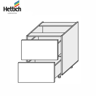 Кухонна секція нижня Міленіум 90Н2ШХ/820 Pro Hettich ML-091W/9003 MiroMark