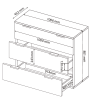 Комод Асти 3Ш MiroMark купить