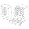 Сервант Асти 2Дв MiroMark купить